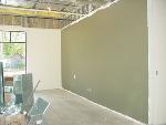 V) Painted wall in offices