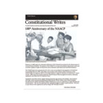 Front page of the current issue of Constitutional Writes newsletter.