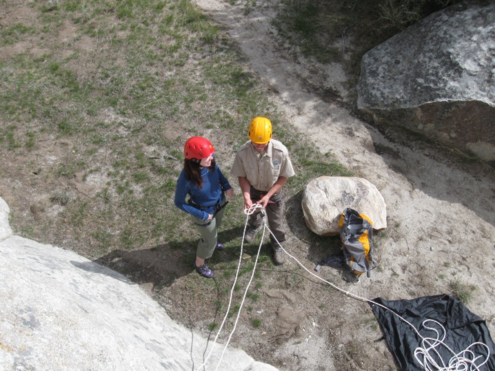 Staging the climb