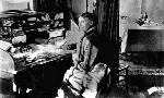 Clara Barton 1902 at her desk