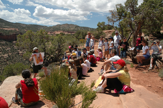 Students learn about geology, reptiles, Leave-No-Trace ethics, and much more during educational adventures.