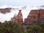Misty monoliths
