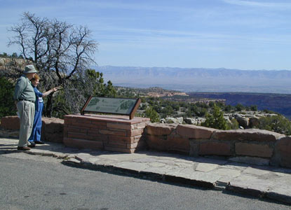 Couple enjoying overlook