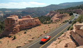 classic cars on Rim Rock Drive classic cars on Rim Rock Drive