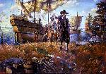 Colonists arrive at Jamestown, May 14, 1607
