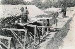 CCC crews reconstructing earthworks