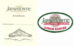 Jamestown Junior Ranger Booklet and Patch Jamestown Junior Ranger Booklet and Patch