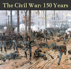 Photo of a battle during the Civil War -- The Civil War: 150 Years