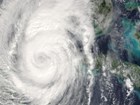 aerial image of storm system