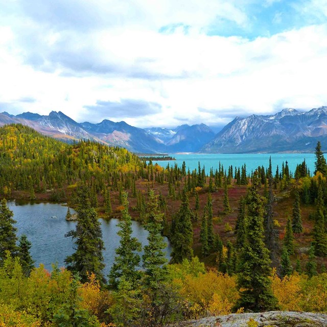 Alaska\'s amazing color palate shown in Lake Clark National Park and Preserve.