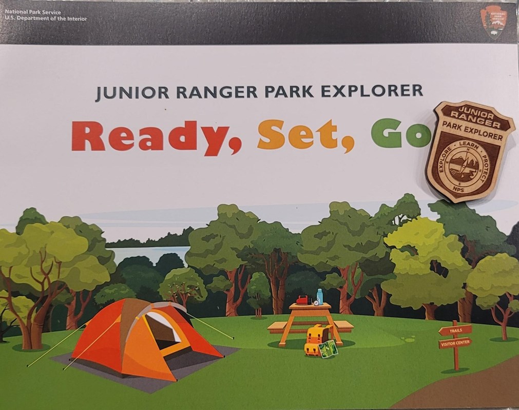 Cover of a junior ranger book.