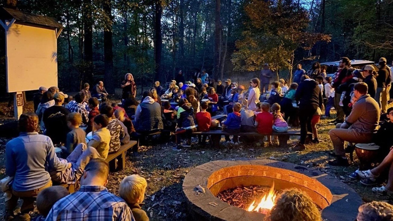 A campfire program