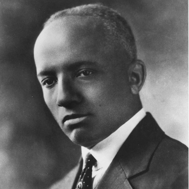 A portrait of Dr. Woodson from 1925