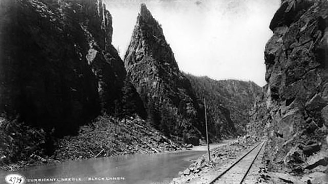 Railroad Through Black Canyon