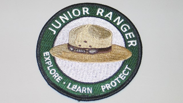 A photo of a Junior Ranger patch