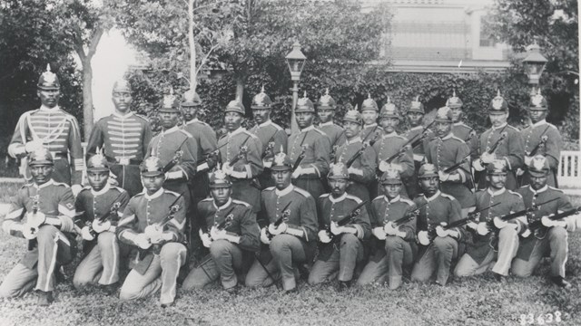 A photograph of the 25th Cavalry