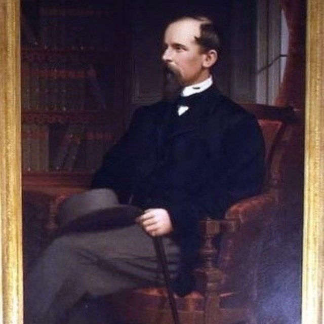 A painting of Charles Ridgely.