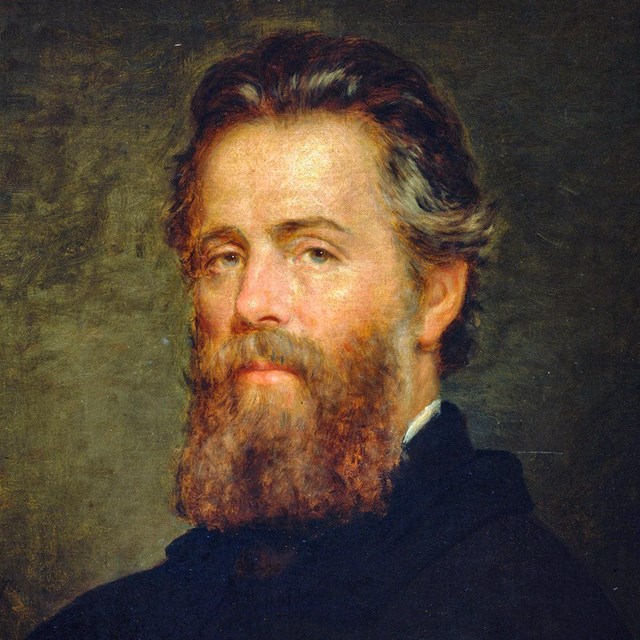 Herman Melville, 1870. Oil painting by Joseph Oriel Eaton