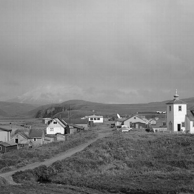 Aleutian cultures preserved in a 4,000 year old village