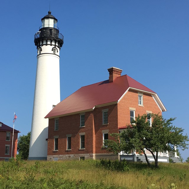 Au Sable Lighthouse and keepers quarters