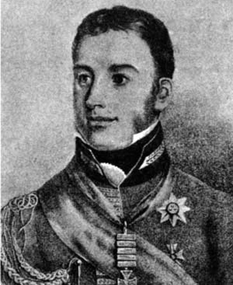 Portrait of Edward Pakenham wearing military coat and medals 