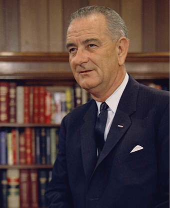 Portrait of President Lyndon Johnson