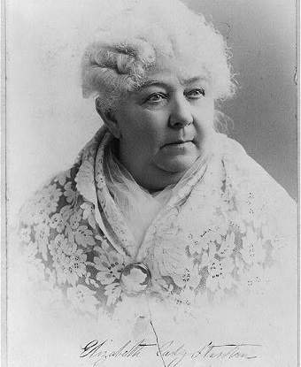 Portrait of Elizabeth Cady Stanton, Library of Congress. 