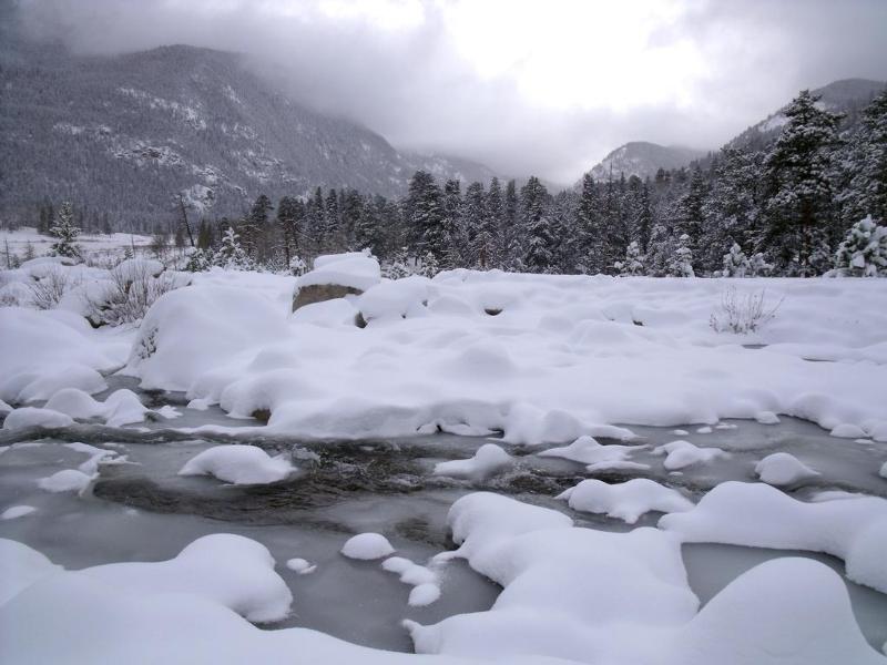 Horseshoe Park on a Snowy Day