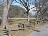Split rail fence