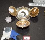 WWII AAC related pins, efficiency ribbons, Lockheed Co. pins and AAC Sweat heart jewelry (3)
