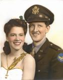 Marco and Eleanor Mae Cramer's wedding photo, 1947