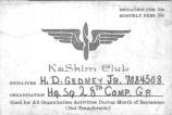 KaShim Club Membership Club Card
