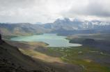 Surprise Lake from Rim of crater.