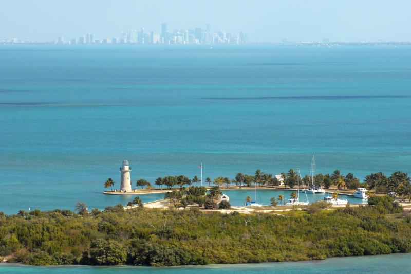 Boca Chita Key / Miami Skyline