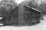 Original cabin on the Oscar Blevin's farm