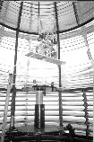 Inside the Bodie Island Fresnel lens