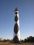 Cape Lookout Lighthouse in the afternoon