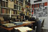 The Farm Office was where Mrs. Sandburg took care of the official farm operations. For a virtual tour of the home, please visit our Virtual Museum Exhibit.