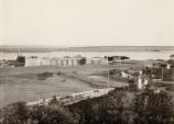 View of City Gates and Huguenot cemetery