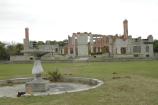 The Dungness Ruins, as viewed from the rear of the building, The Ruins' stablization project was completed in March of 2009.