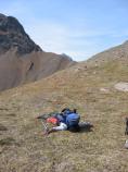 Breathless hiker