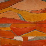 Ron Senungetuk, 2008. Materials: Carved and painted maple panel.