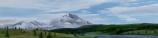 87.5 Mile Marker at Wonder Lake in Denali, Diane Bywaters, 2004. Materials: Oil on Belgium linen glued on boards.