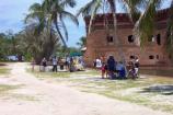 Picnic grounds outside of Fort Jefferson