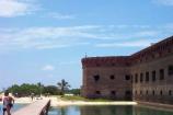 Moat around Fort Jefferson