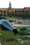 Rodman Cannon at Fort Jefferson Dry Tortugas