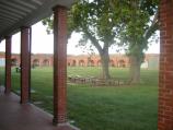 Looking out from fort veranda