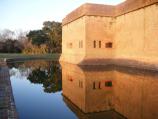 Fort Pulaski reflected in moat