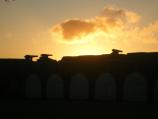 Sunrise over Fort Pulaski