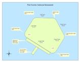 Fort Sumter Diagram with Measurements